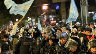 Imagen de la Policía de Córdoba desplegada en el Patio Olmos