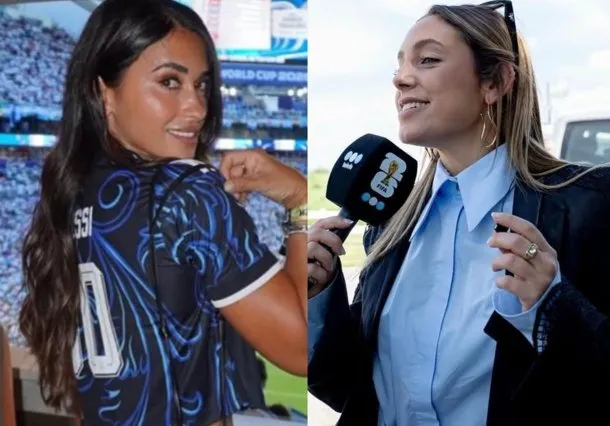 Antonela Roccuzzo y Sofi Martínez en una imagen de amistad y apoyo