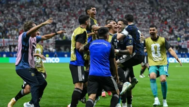 Imágenes de celebración en las calles de Argentina después de la clasificación a la final del Mundial 2026