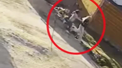 Imagen de una escena del crimen en Villa Dorrego
