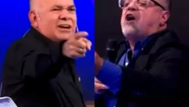 Caruso Lombardi y Aldo Leiva en un fuerte cruce en TV