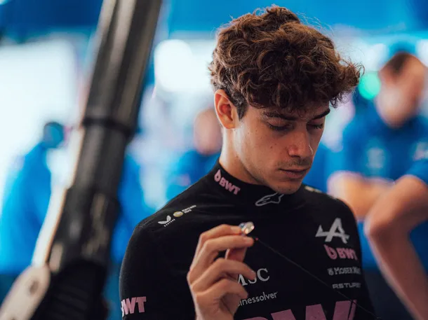 Franco Colapinto en el circuito de Hungaroring