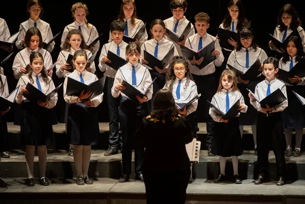 Imagen del Coro Nacional de Niños en un concierto