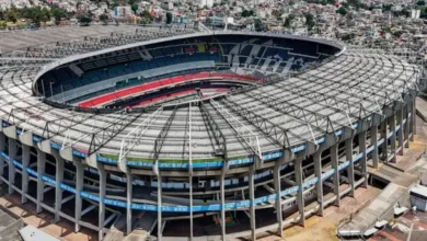 Imagen del Estadio Azteca, sede del partido entre México e Inglaterra