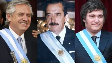 Imágenes de la selección argentina celebrando un título importante