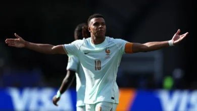 Kylian Mbappé en acción durante el Mundial 2026