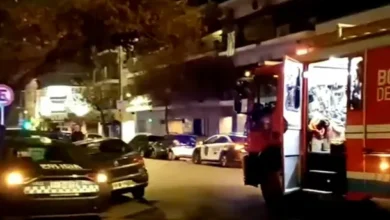 Incendio en un edificio de Caballito