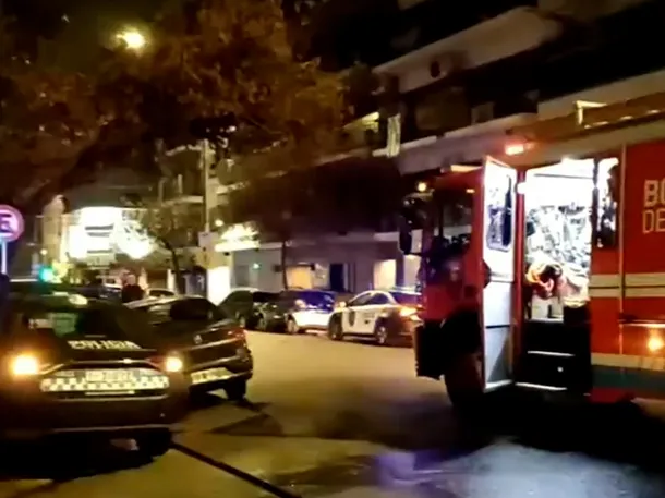 Incendio en un edificio de Caballito
