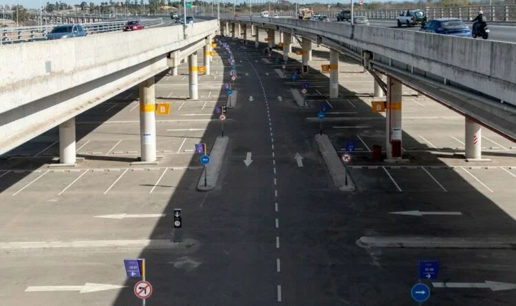 Imagen del estacionamiento en el Mario Alberto Kempes