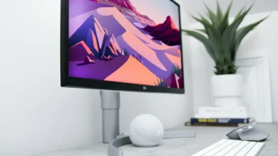 Imagen de un monitor LG con spyware instalado