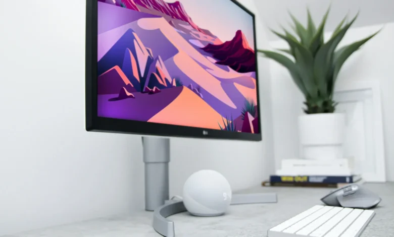 Imagen de un monitor LG con spyware instalado
