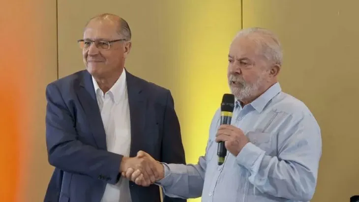 El vicepresidente brasileño, Geraldo Alckmin, y el presidente Luiz Inácio Lula da Silva