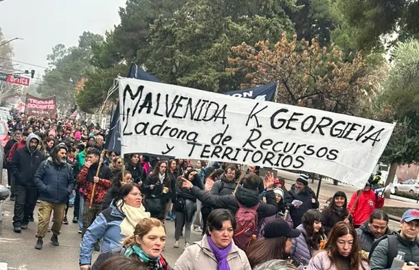 Kristalina Georgieva en la Casa Rosada