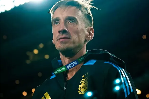 Matías Manna, analista de videos de la Selección argentina