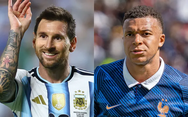 Lionel Messi y Kylian Mbappé en acción durante el Mundial 2026