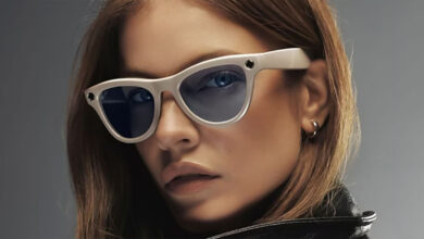 Imagen de las gafas inteligentes de Meta con tecnología de grabación continua