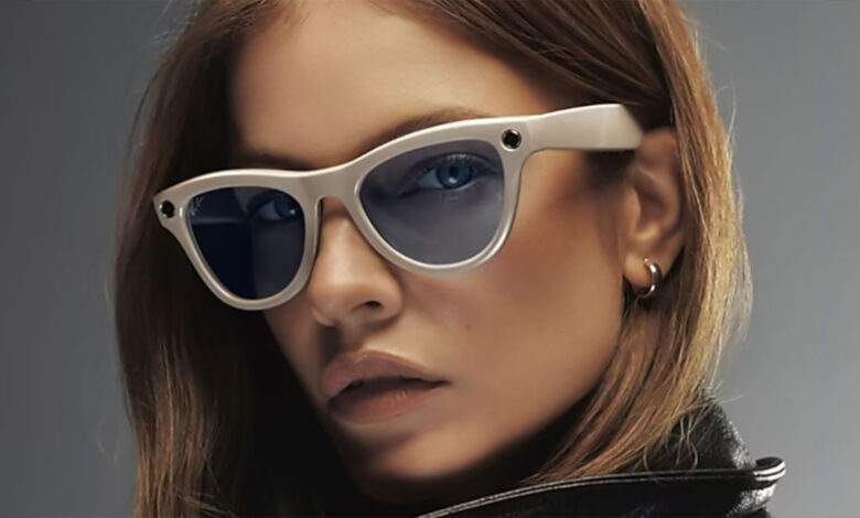 Imagen de las gafas inteligentes de Meta con tecnología de grabación continua