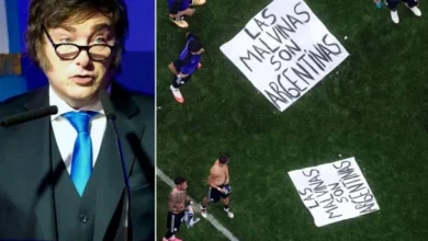 Javier Milei habla sobre la bandera de las Islas Malvinas