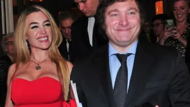 Fátima Florez y Javier Milei en una imagen pública