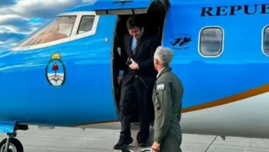 Javier Milei y Keiko Fujimori durante la ceremonia de asunción en Perú