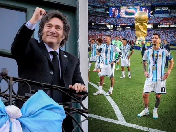 La Selección Argentina en el aeropuerto de Ezeiza
