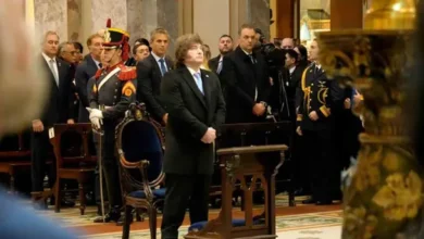 Javier Milei en el Tedeum por el Día de la Independencia