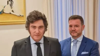 Javier Milei y Marcelo Nimo