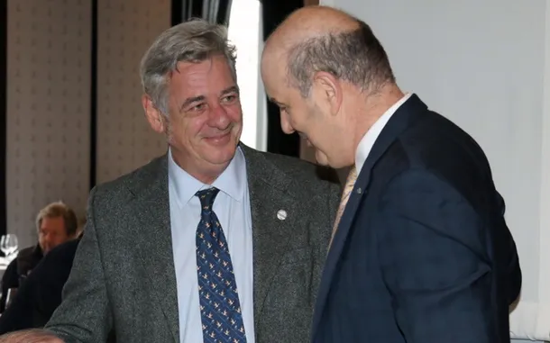 Nicolás Pino, presidente de la Sociedad Rural Argentina, en una conferencia de prensa