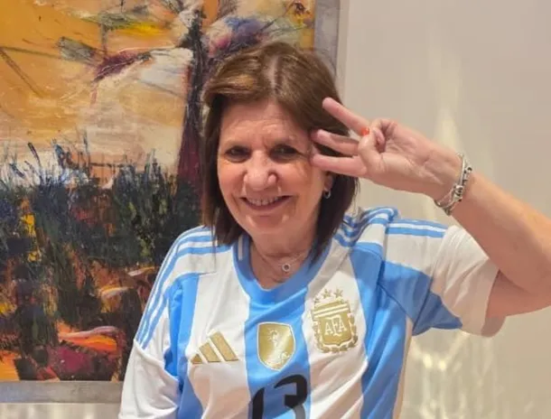 Patricia Bullrich en una conferencia de prensa