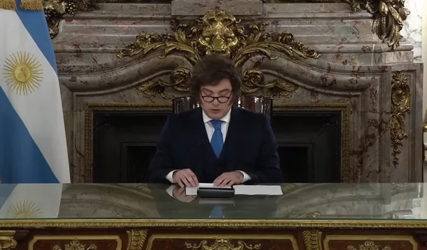 Javier Milei anuncia reforma del Banco Central
