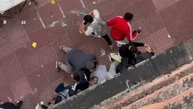 Imagen de seguridad en Córdoba durante un partido de fútbol