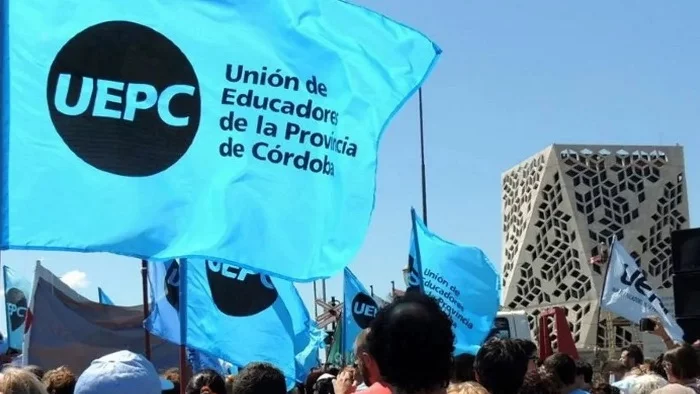 Docentes en una manifestación por la educación pública