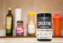 Bote de creatina de 200 g disponible en Mercadona
