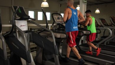 Personas entrenando en un gimnasio de Córdoba al inicio de septiembre