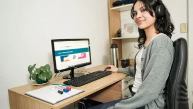 Estudiantes en una clase de idiomas