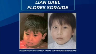 Foto de la vivienda familiar en Ballesteros Sud, zona rural donde desapareció Liam Gael Flores