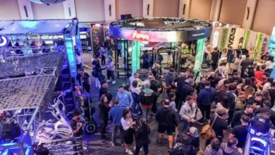 Fachada del Complejo Ferial Córdoba preparada para la ExpoMov 2024