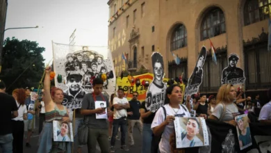 Manifestación contra el gatillo fácil frente a Tribunales I en Córdoba