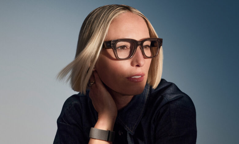 Diagrama de la patente de Meta que muestra gafas inteligentes con reconocimiento facial