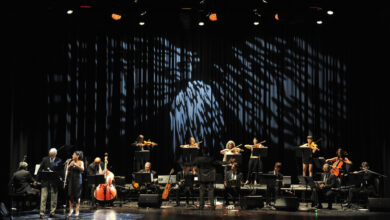 Orquesta Provincial de Música Ciudadana rindiendo homenaje a Eladia Blázquez en su función del 5 de marzo de 2023