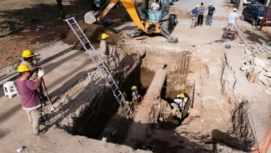 Imagen de la planta depuradora de agua en Cruz del Eje