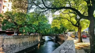 Imagen de la ciudad de Córdoba con temperaturas bajas y sol intermitente