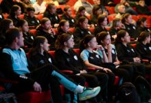Jugadoras del Club Atlético Belgrano reciben reconocimiento en el Centro Cultural Córdoba