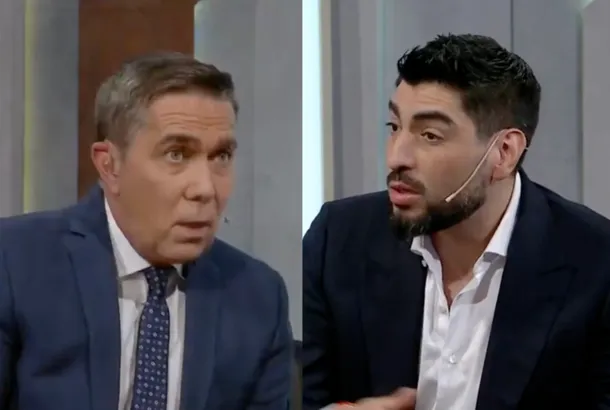 Facundo Moyano y Rodolfo Barili en una entrevista tensa