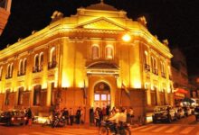 Fachada de la Casa de la Cultura de Río Cuarto después de su restauración