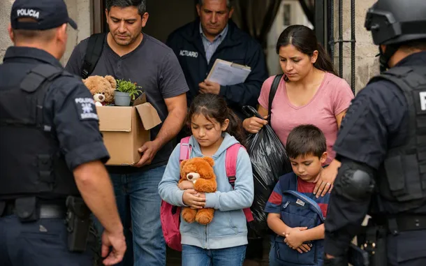 Desalojo de una familia de su vivienda