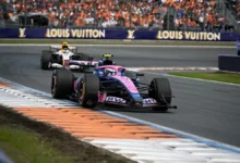 Franco Colapinto en su monoplaza en el circuito de Zandvoort, Países Bajos