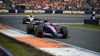 Franco Colapinto en su monoplaza en el circuito de Zandvoort, Países Bajos