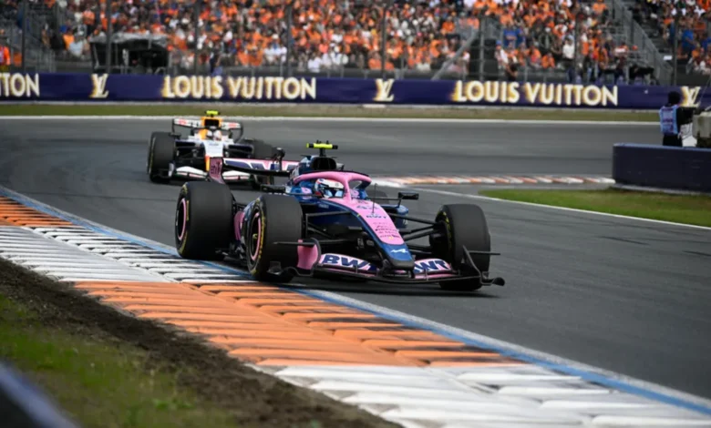 Franco Colapinto en su monoplaza en el circuito de Zandvoort, Países Bajos