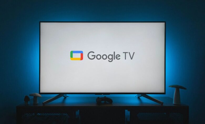 Televisor inteligente con el modo básico de Google TV